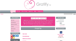Desktop Screenshot of gratify.co.nz